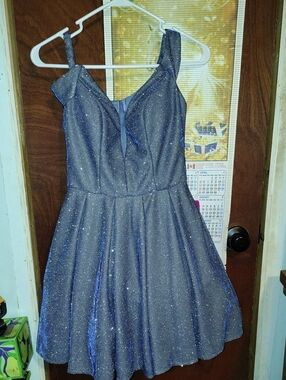 B. Darlin,  Sparkling Blue Party Dress